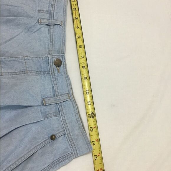 Dockers Vintage High Waisted Denim Shorts Size 12 - Picture 3 of 10